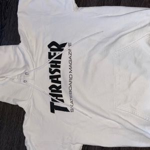 White Thrasher Hoodie